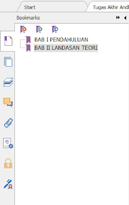 hasil membuat Bookmark dari File PDF yang Sudah Dibuat