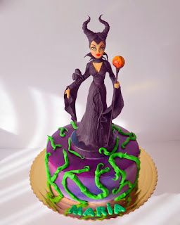 Tortas Decoradas con Malefica, parte 2