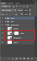 Layer Mockup Mug + Mockup Box Photoshop