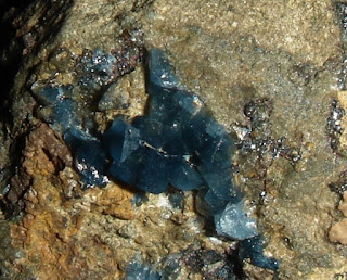 Cuarzo azul, Santuario Los Remedios, Olvera, Cádiz, detalle