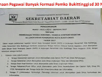 Pemerintah Kota Bukittinggi Penerimaan Pegawai Non PNS November 2017