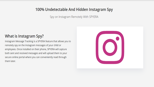 Spyera instagram spy app