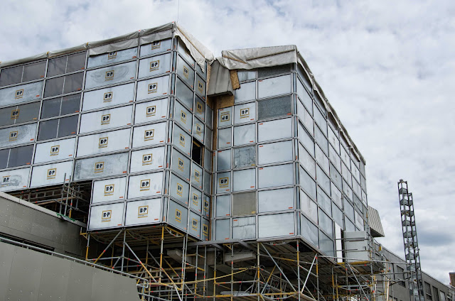 Baustelle Staatsbibliothek zu Berlin, Asbestsanierung Erneuerung Instandsetzung der RLT-Anlage, Baustelle Staatsbibliothek zu Berlin, Potsdamer Straße 33, 10785 Berlin, 04.06.2014