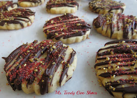 Shortbread "Sparkler" Cookies --- by Ms. Toody Goo Shoes