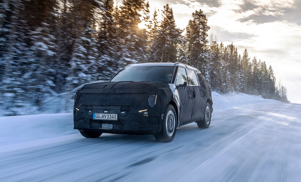 Kia EV9's driving performance offers no compromises in formidable ice conditions
