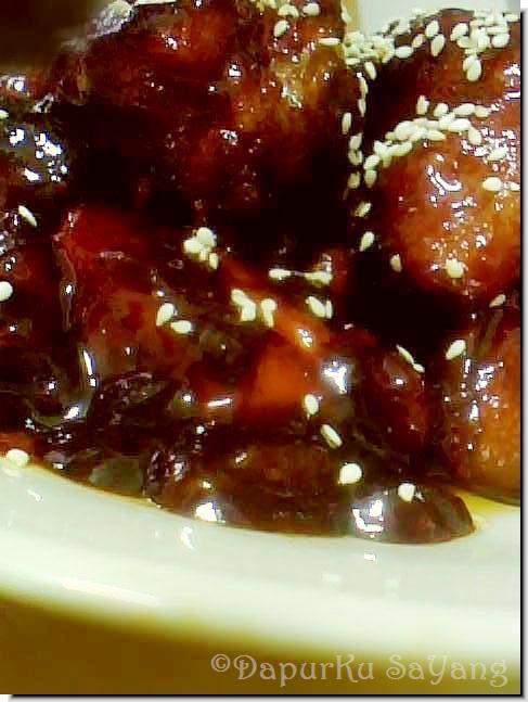DapurKu SaYang: Sticky Caramel Chicken