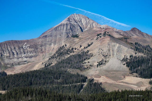 Big Sky Montana geology Lone Mountain travel copyright RocDocTravel.com