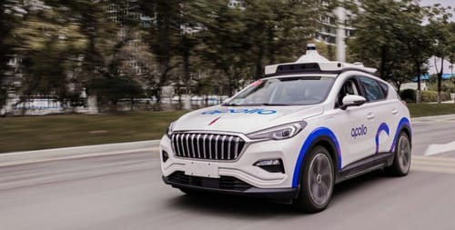 Baidu is testing commercially self-driving taxis in China