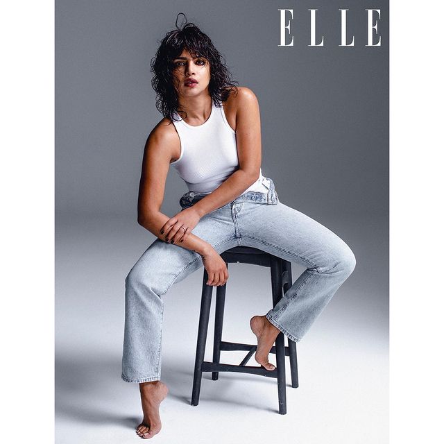 Priyanka Chopra starred in a photo shoot for Elle magazine after signing her new book ... Pictures