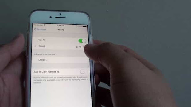 How to connect a wlan in iPhone, iPad, And iOS