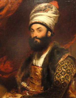 Mirza Abul Hassan Khan by Sir Thomas Lawrence (1810)  in Fogg Art Museum  Photo by Daderot CCO via Wikimedia Commons