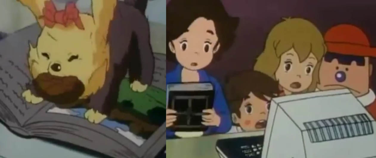 Superbook original 80's and 90's anime religious show featuring Christopher Chris Peeper, Joy, Uriah Peeper, Gizmo, and Ruffles Superbook classic