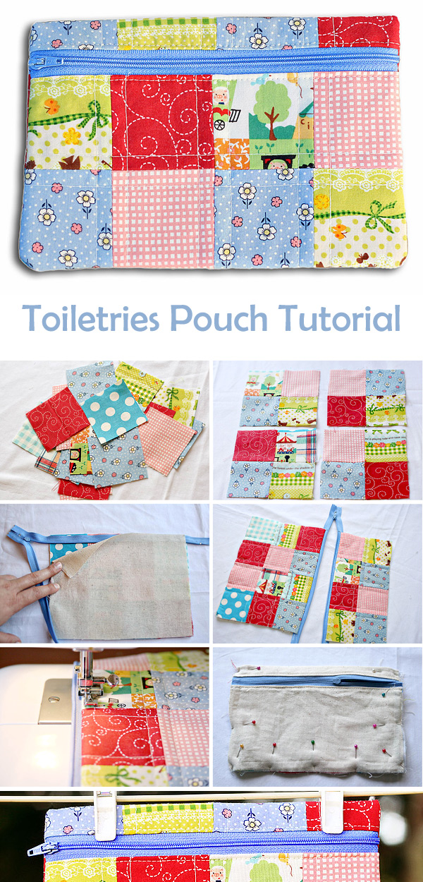 Toiletries Pouch Bag Tutorial