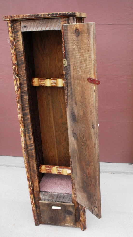 High Creek pie safe or gun cabinet? Reclaimed wood  Carpenter Papa
