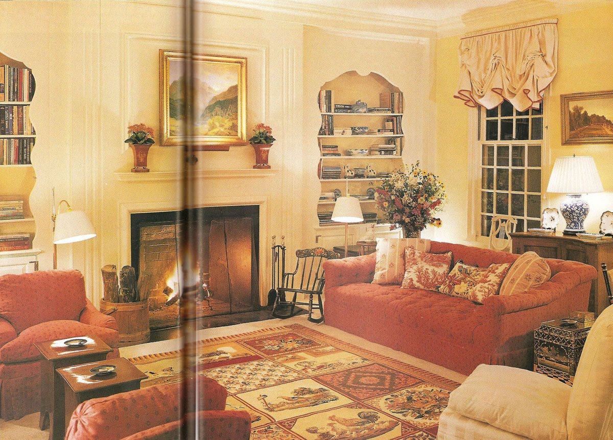 The living room as redecorated by Mark Hampton (Brian Vanden Brink  title=