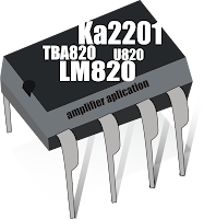 TBA820 , KA2201 , LM820 , U820 amplifier