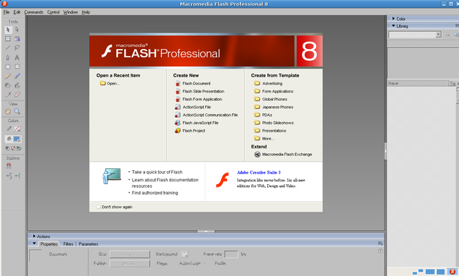 Download Macromedia Flash 8 [Adobe Flash] full
