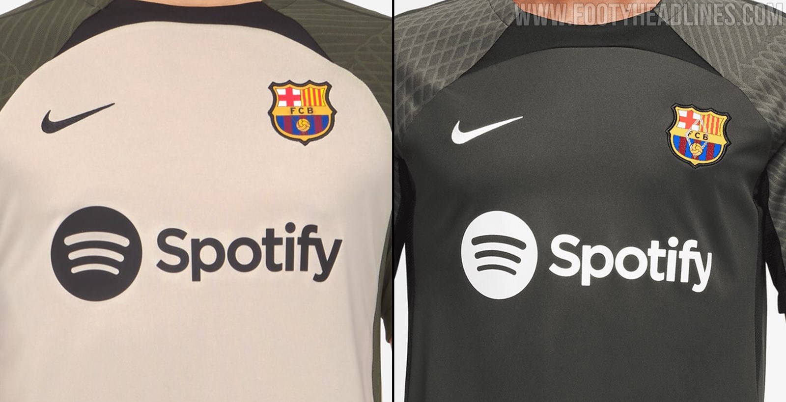 Tan & Olive": 2 FC Barcelona 23-24 Kits Released - Footy Headlines