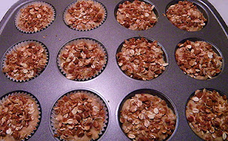 Topped Muffins in Baking Pan