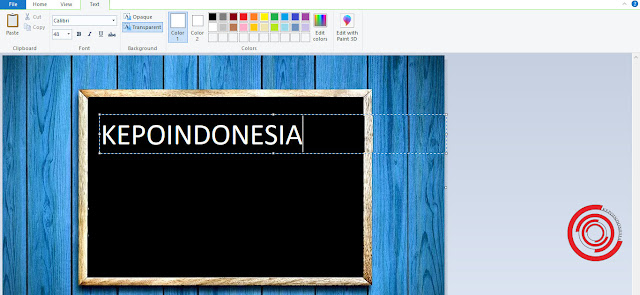 Cara Menambah Teks dan Tulisan di Aplikasi Paint