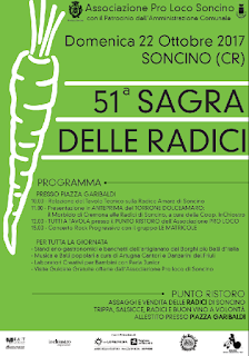 Sagra delle Radici 22 ottobre Soncino (CR)