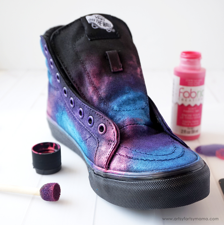 DIY Galaxy Shoes