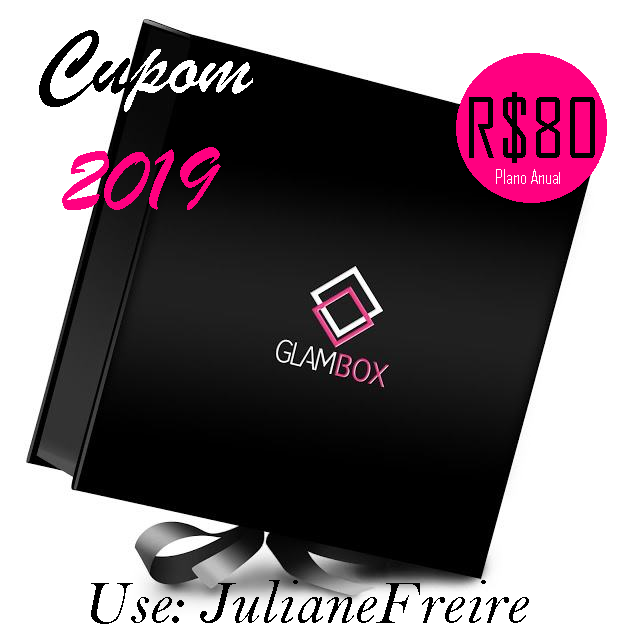 CUPOM DESCONTO GLAMBOX ANUAL ABRIL 2019