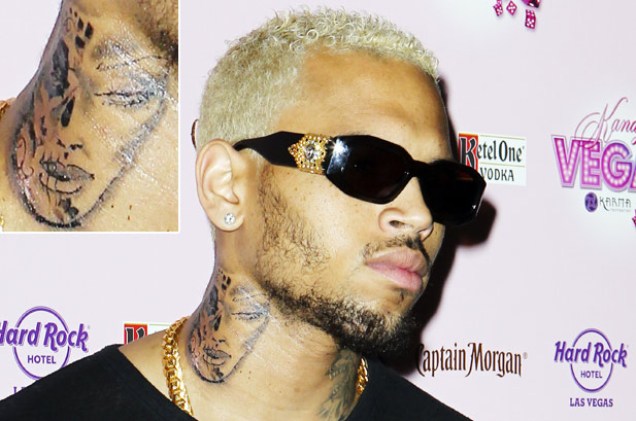 chris brown tattoo