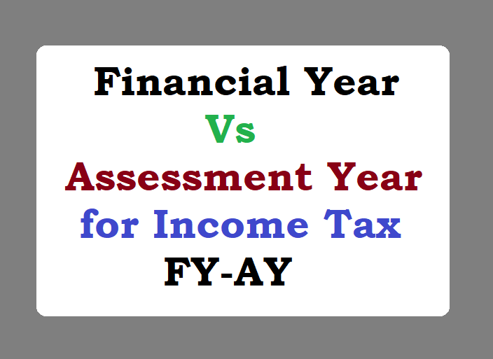 Difference Calendar Year Vs Financial Year Vs Assessment Year for Income Tax | FY vs AY