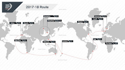 Parcours de la Volvo Ocean Race 2017