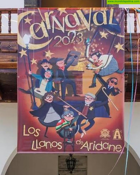 "Carnaval, El Musical" título del cartel de los carnavales de Los Llanos de Aridane 2023