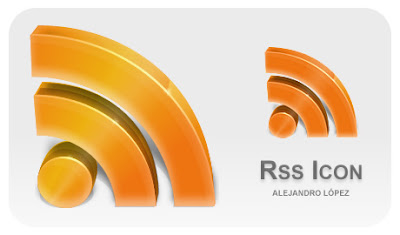 3D RSS icons