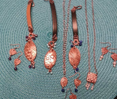 Copper Metal Clay Jewelry - Lori Dorrington