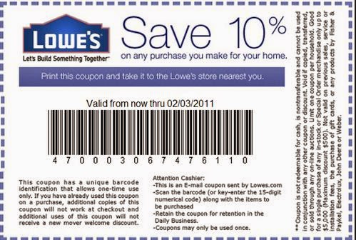 lowes coupons 2018