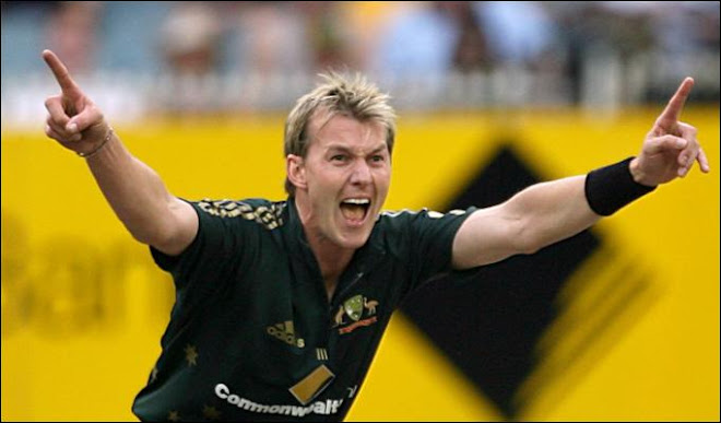 brett lee wallpapers. Cricketer Brett Lee Wallpapers