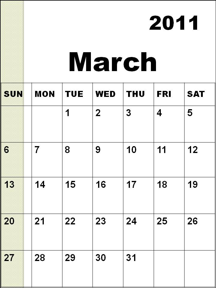 weekly calendar printable 2011. weekly calendar printable