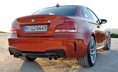 2011 BMW 1 Series M Coupe Rear Angle View
