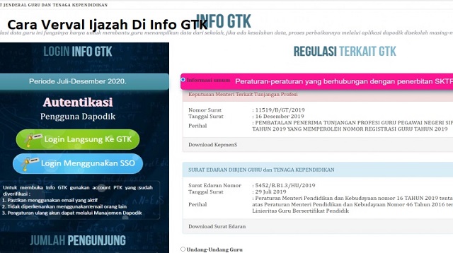 Cara Verval Ijazah Di Info GTK