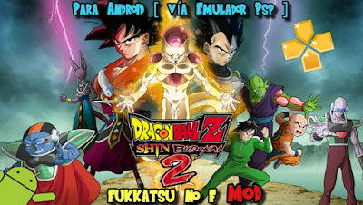 Download DBZ: Shin Budokai 2 Mod Fukkatsu PSP
