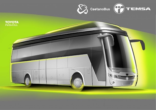 CaetanoBus y Temsa se unieron para lanzar un autocar eléctrico propulsado por hidrógeno en 2024