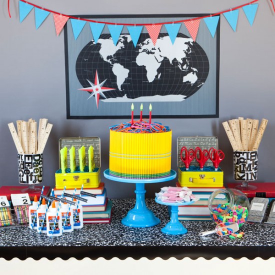 Sheek Shindigs: {Party Inspiration} Back To School Party