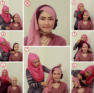 Tutorial Hijab Kebaya Simple