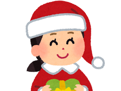 無料イラスト画像 かわいい クリスマス サンタ イラスト 女の子