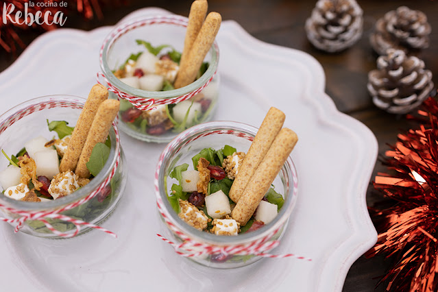 Ensalada de melón y queso feta