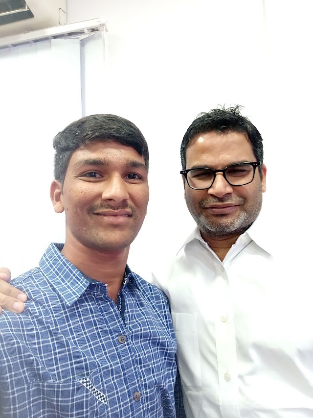 Chinni with Prasant Kishor