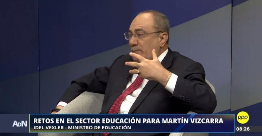 Ministro de Educación no cree que los maestros se plieguen a la huelga convocada por dirigentes «no reconocidos»