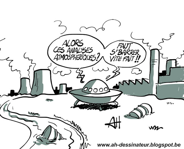 Pic de pollution, dessin