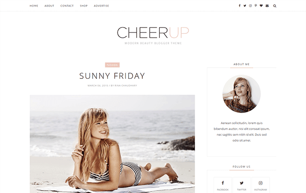 CheerUp Blogger Templates    