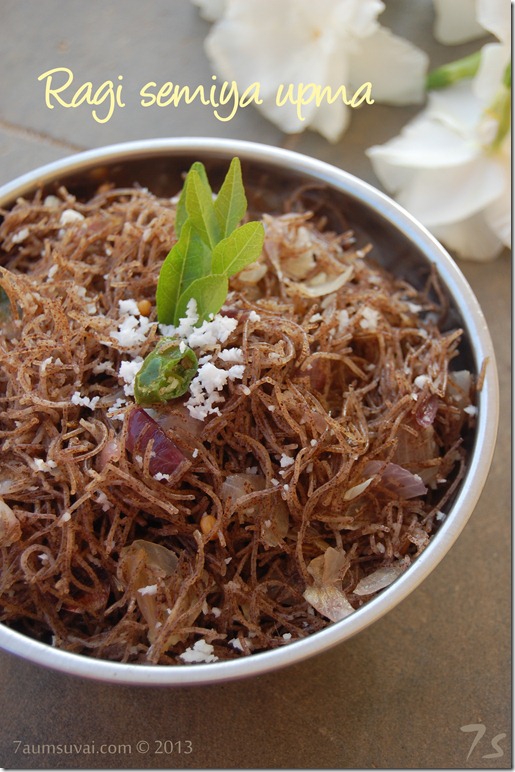 Ragi semiya upma