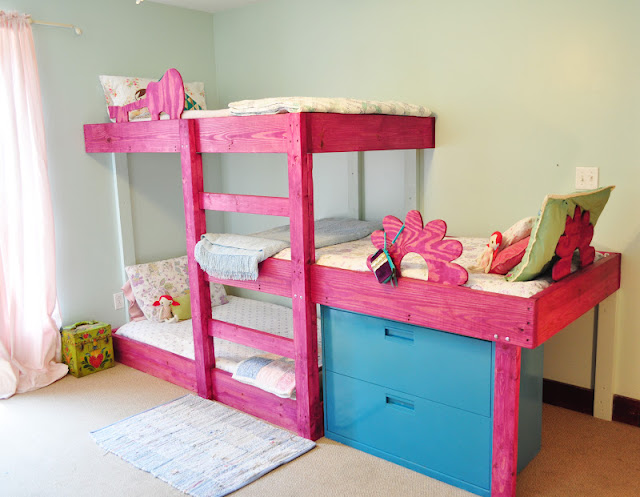 triple bunk bed plans kids